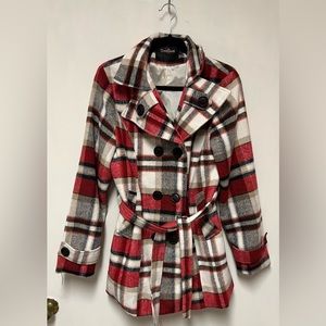 GeeGee polyester and wool blend coat